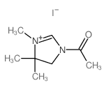1-(1,5,5-trimethyl-4H-imidazol-1-ium-3-yl)ethanone,iodide