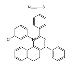 1-(3-chlorophenyl)-2,4-diphenyl-5,6-dihydrobenzo[h]quinolin-1-ium thiocyanate