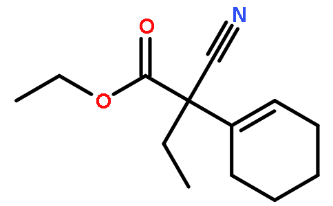 ethyl 2-cyano-2-(cyclohexen-1-yl)butanoate