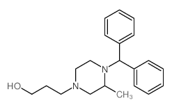 3-(4-benzhydryl-3-methylpiperazin-1-yl)propan-1-ol
