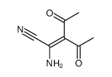 3-acetyl-2-amino-4-oxopent-2-enenitrile