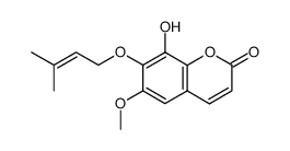 6-methoxy-7-(3',3'-dimethylallyloxy)-8-hydroxycoumarin