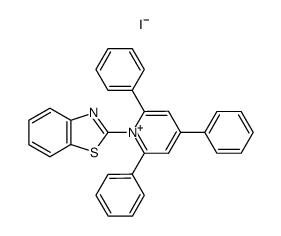 1-benzothiazol-2-yl-2,4,6-triphenyl-pyridinium, iodide