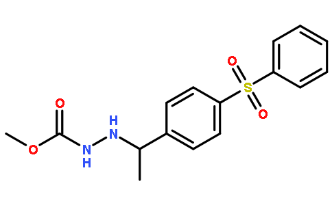 N-[1-(4-苯磺酰基苯基)乙基氨基]氨基甲酸甲酯
