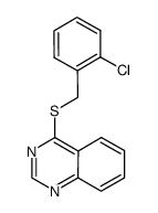 4-((2-chlorobenzyl)thio)quinazoline