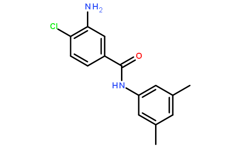 3-氨基-4-氯-N-(3，5-二甲基苯基)苯甲酰胺