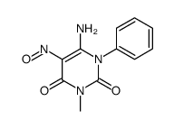 6-amino-3-methyl-5-nitroso-1-phenylpyrimidine-2,4-dione