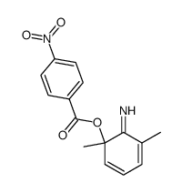 6-imino-1,5-dimethylcyclohexa-2,4-dien-1-yl 4-nitrobenzoate