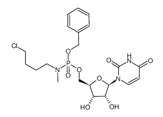 5'-uridyl benzyl N-methyl-N-(4-chlorobutyl)phosphoramidate