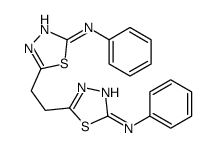 5-[2-(5-anilino-1,3,4-thiadiazol-2-yl)ethyl]-N-phenyl-1,3,4-thiadiazol-2-amine