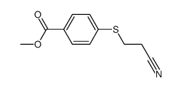 methyl 4-[(2-cyanoethyl)thio]benzoate