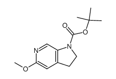 tert-Butyl 5-methoxy-2,3-dihydro-1H-pyrrolo[2,3-c]pyridine-1-carboxylate
