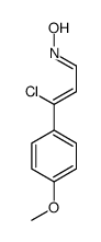 N-[3-chloro-3-(4-methoxyphenyl)prop-2-enylidene]hydroxylamine