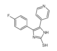 4-(4-fluorophenyl)-5-pyridin-4-yl-1,3-dihydroimidazole-2-thione