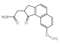 2-(8-methoxy-1-oxo-2,3-dihydrocyclopenta[a]naphthalen-2-yl)acetamide