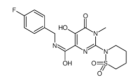 2-(1,1-二氧化物-1,2-硫代吗啉-2-基)-N-(4-氟苄基)-5-羟基-1-甲基-6-氧代-1,6-二氢嘧啶-4-甲酰胺