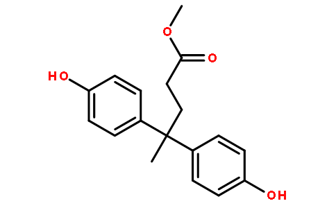 methyl 4,4-bis(4-hydroxyphenyl)pentanoate
