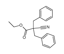ethyl 2-benzyl-2-cyano-3-phenylpropanoate