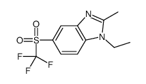 1-乙基-2-甲基-5-[(三氟甲基)磺酰基]-1H-苯并咪唑