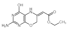 ethyl (2E)-2-(2-amino-4-oxo-3,5-dihydropyrimido[4,5-b][1,4]oxazin-6-ylidene)acetate