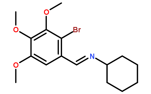 N-(2-溴-3,4,5-三甲氧基苄亚基)环己胺