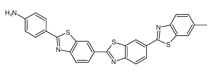 4-[6-[6-(6-methyl-1,3-benzothiazol-2-yl)-1,3-benzothiazol-2-yl]-1,3-benzothiazol-2-yl]aniline