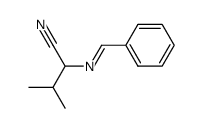 2-(benzylideneamino)-3-methylbutanenitrile