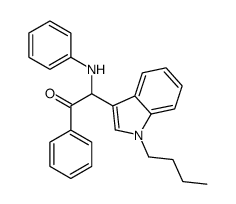 2-anilino-2-(1-butylindol-3-yl)-1-phenylethanone