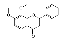 7,8-dimethoxy-2-phenyl-2,3-dihydrochromen-4-one