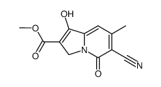 6-氰基-1-羟基-7-甲基-5-氧代-3,5-二氢吲哚嗪-2-羧酸甲酯