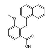 3-methoxy-2-[(1-naphthyl)methyl]benzoic acid