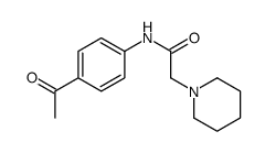 N-(4-acetylphenyl)-2-piperidin-1-ylacetamide
