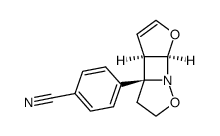 4-((3aR,3bR,6aR)-2,3,3b,6a-tetrahydro-3aH-furo[3',2':3,4]azeto[1,2-b]isoxazol-3a-yl)benzonitrile