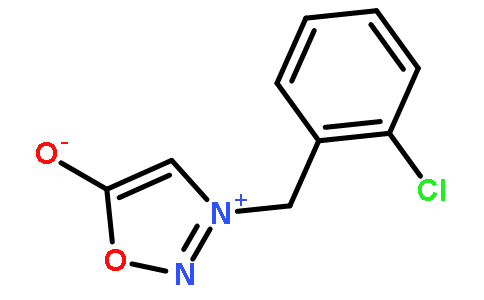 3-[(2-chlorophenyl)methyl]oxadiazol-3-ium-5-olate