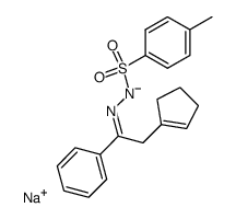sodium salt of α-(cyclopenten-1-yl)acetophenone N-tosylhydrazone