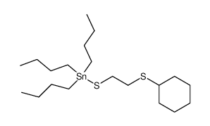 β-(cyclohexylthio)ethyl tri-n-butyltin sulfide