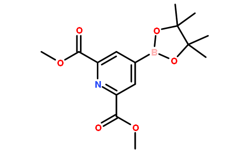 4-(4,4,5,5-四甲基-1,3,2-二氧硼杂环戊烷-2-基)吡啶-2,6-二羧酸二甲酯