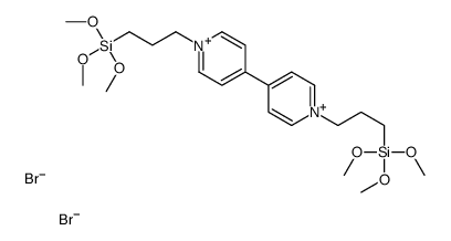 trimethoxy-[3-[4-[1-(3-trimethoxysilylpropyl)pyridin-1-ium-4-yl]pyridin-1-ium-1-yl]propyl]silane,dibromide