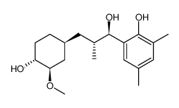 2-((1R,2R)-1-hydroxy-3-((1S,3R,4R)-4-hydroxy-3-methoxycyclohexyl)-2-methylpropyl)-4,6-dimethylphenol