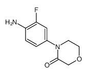 4-(4-amino-3-fluorophenyl)morpholin-3-one