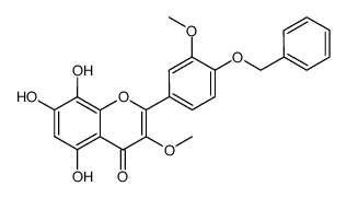 2-(4-benzyloxy-3-methoxy-phenyl)-5,7,8-trihydroxy-3-methoxy-chromen-4-one