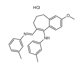 3-methoxy-N-(m-tolyl)-8-((m-tolylimino)methyl)-6,7-dihydro-5H-benzo[7]annulen-9-amine hydrochloride