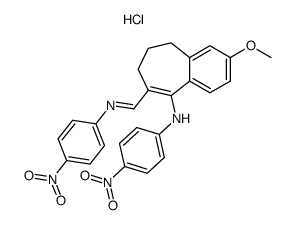 3-methoxy-N-(4-nitrophenyl)-8-(((4-nitrophenyl)imino)methyl)-6,7-dihydro-5H-benzo[7]annulen-9-amine hydrochloride