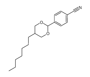 4-(5-heptyl-1,3-dioxan-2-yl)benzonitrile