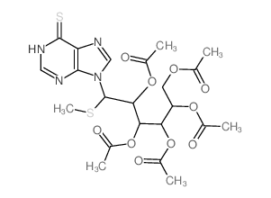 [2,3,4,5-tetraacetyloxy-6-methylsulfanyl-6-(6-sulfanylidene-3H-purin-9-yl)hexyl] acetate