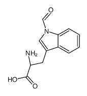 (2S)-2-amino-3-(1-formylindol-3-yl)propanoic acid