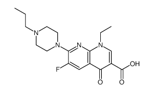 1-ethyl-6-fluoro-1,4-dihydro-4-oxo-7-(4-n-propyl-1-piperazinyl)-1,8-naphthyridine-3-carboxylic acid