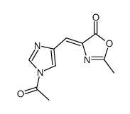 2-methyl-4-[N-acetylimidazol-4(5)-ylmethylene]-5-oxazolone