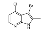 3-溴-4-氯-2-甲基-1H-吡咯并[2,3-B]吡啶