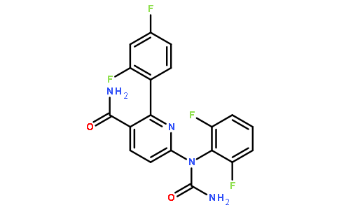 6-[(氨基羰基)(2,6-二氟苯基)氨基]-2-(2,4-二氟苯基)-3-吡啶甲酰胺